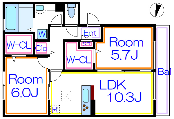 カーサ青井 間取り
