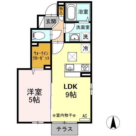 リバーサイド　ホシノV  間取り