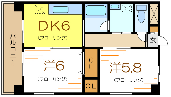 スクエア瑞江 間取り図