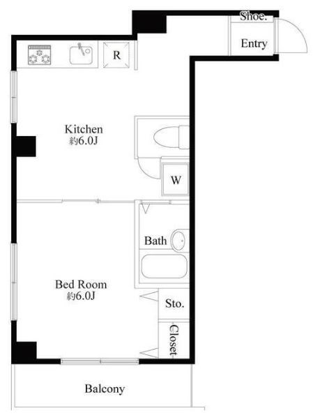 第六ホクシンビル  間取り