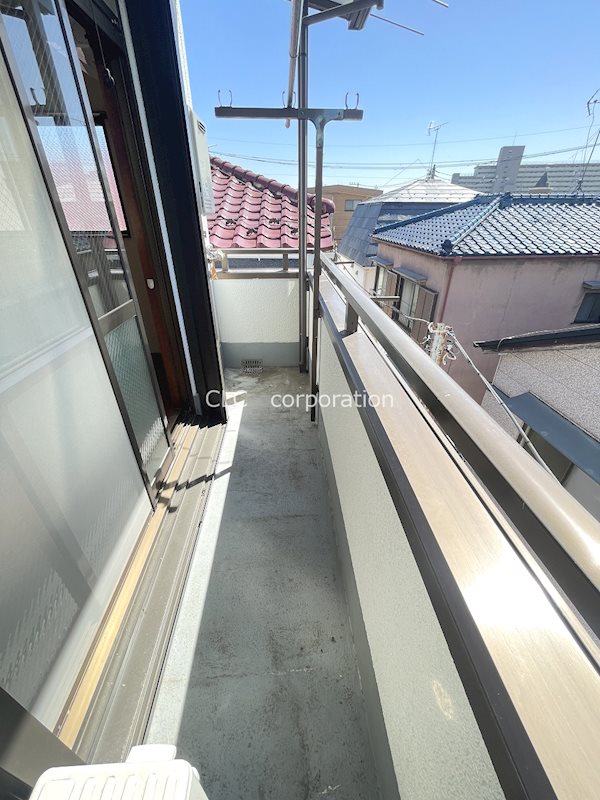 レジデンスユリ  ベランダ