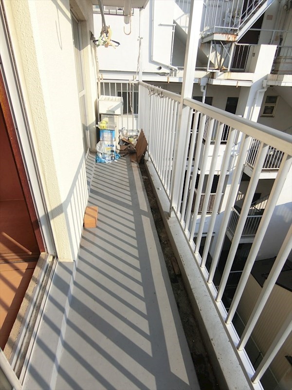 町屋ハイム ベランダ