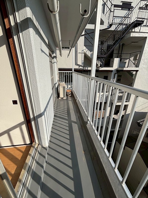 町屋ハイム ベランダ