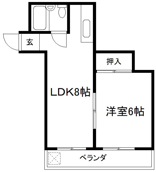 パークアベニュー小林 間取り図