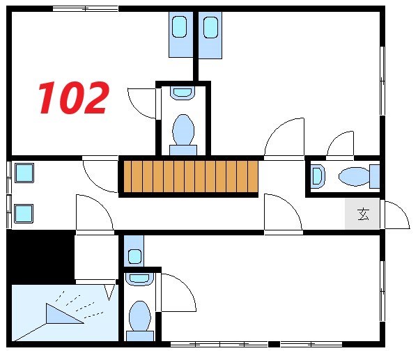 パラゼット三河島 間取り図