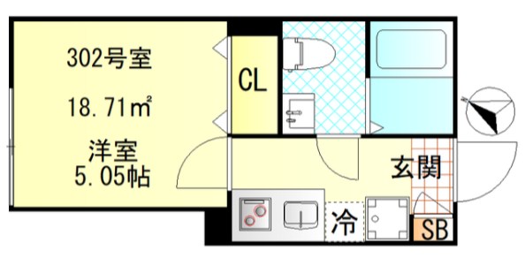 CFジオーレ小岩WEST 間取り図