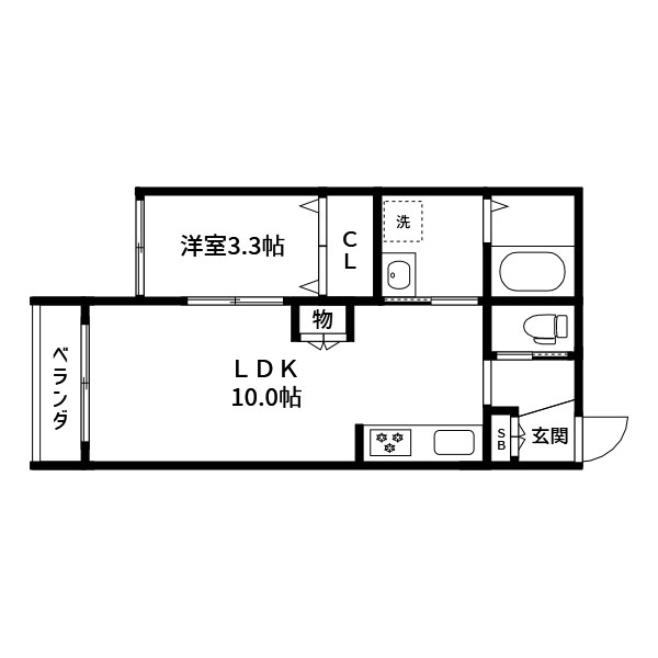 メゾンふじ 間取り図