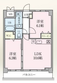 ポルトボヌール  間取り図