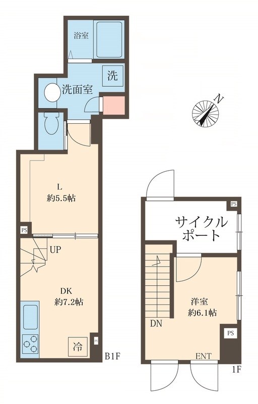 スフィア日本橋富沢町  間取り図