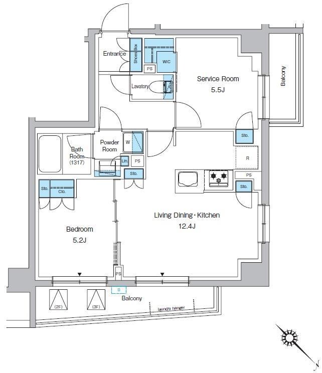 プレディアコート西葛西 間取り図