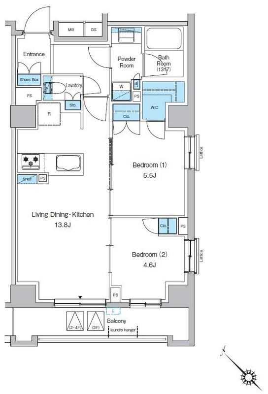 プレディアコート西葛西 間取り図