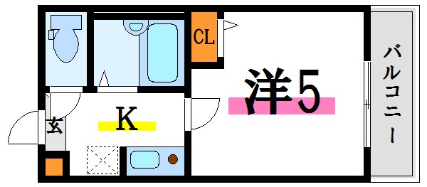 アンソレイユ  間取り