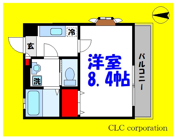 コーポ中葛西 間取り図