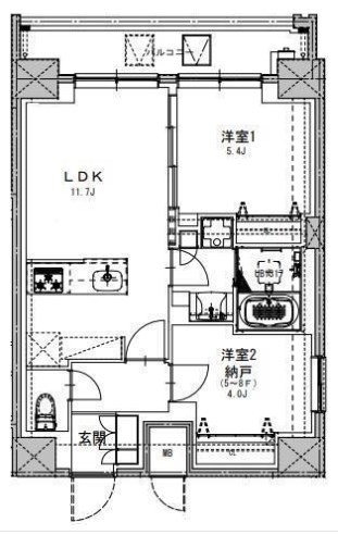 Ｓ－ＲＥＳＩＤＥＮＣＥ両国serea 間取り