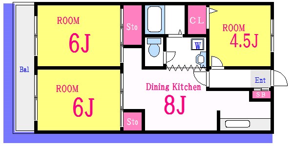 ロイヤルハイツ船堀 間取り図