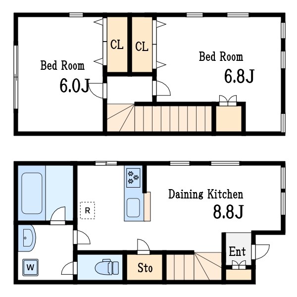 仮称）ミ・パティオB棟 間取り図