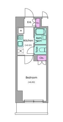 レジディア木場  間取り
