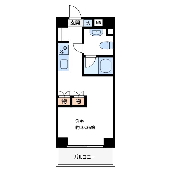 ヨウコースクウェア板橋 間取り図