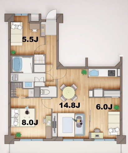 ステラメゾン田端 間取り
