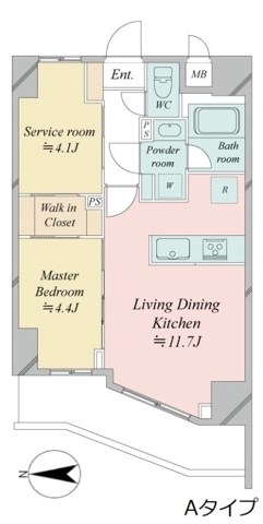 ドゥーエ王子神谷 間取り