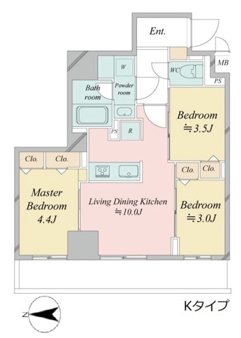 ドゥーエ王子神谷 間取り