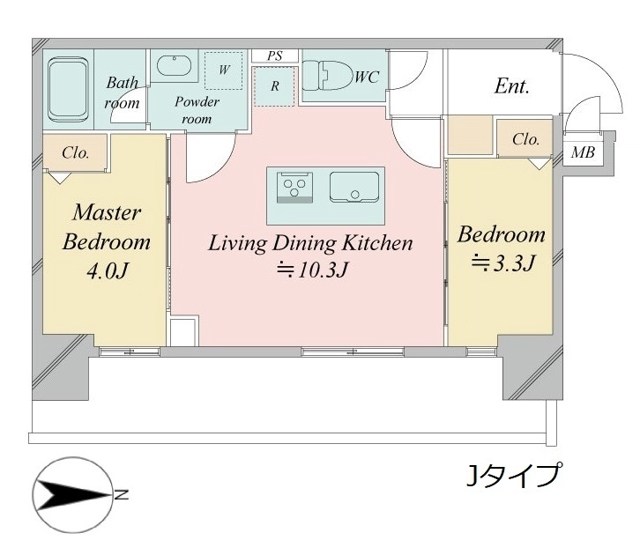 ドゥーエ王子神谷 間取り