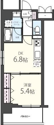 エリートタウン日本橋 間取り図