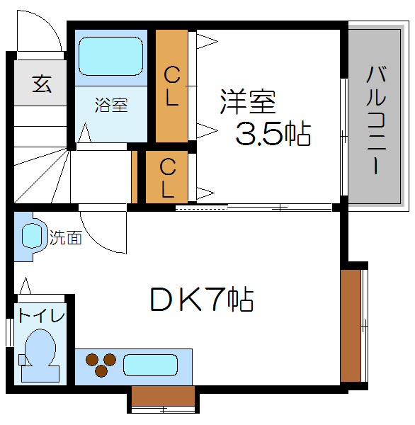 コーポ幹 間取り図