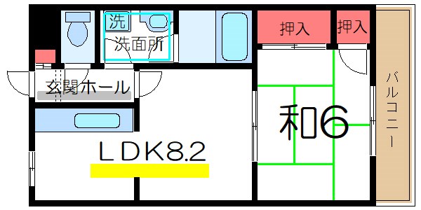 クレール山本 間取り図