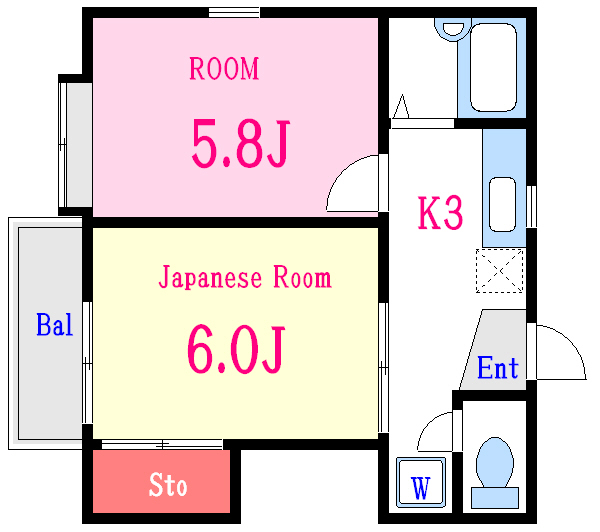 メゾンジュネス 間取り図