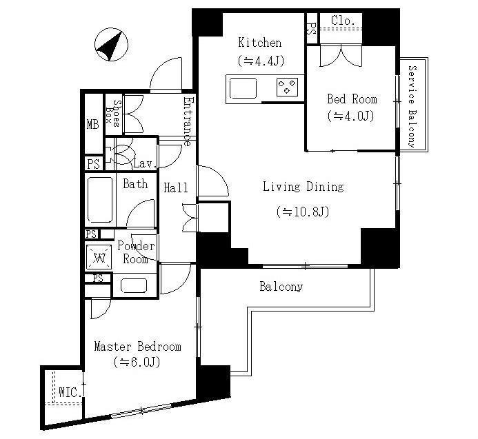 クレアーレ船堀 803号室 間取り