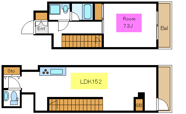 ニューシティアパートメンツ亀戸   間取り