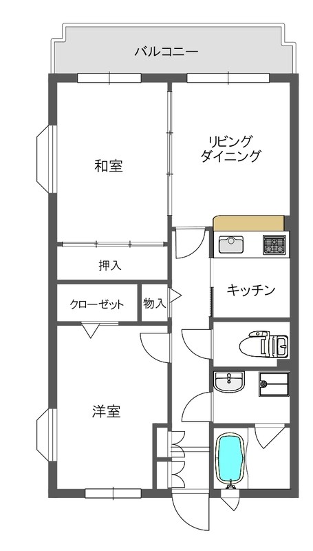 サンライズ伊興 間取り
