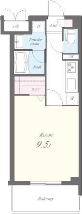 エリートタウン日本橋 間取り図