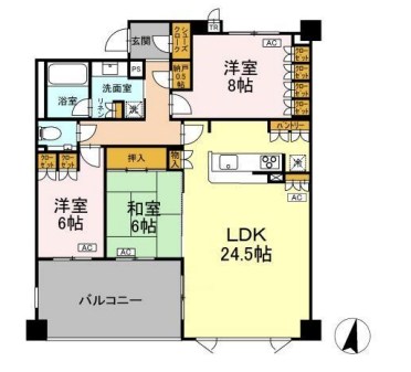 アクアテラ　ブロード・スクエア 間取り