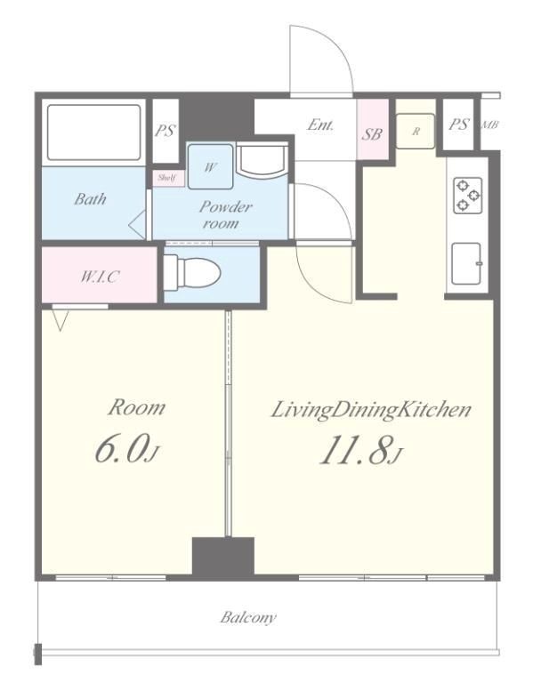 フェリーチェ蔵前  間取り