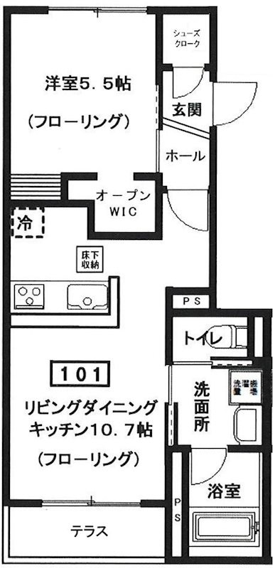 FELICE KITASENJU 間取り