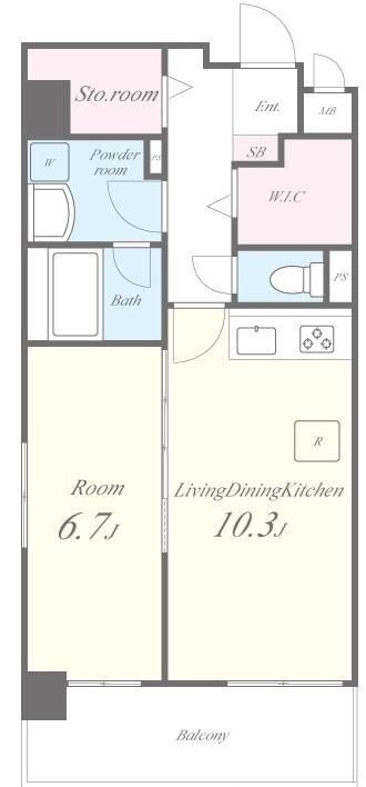 片岡ビル  間取り