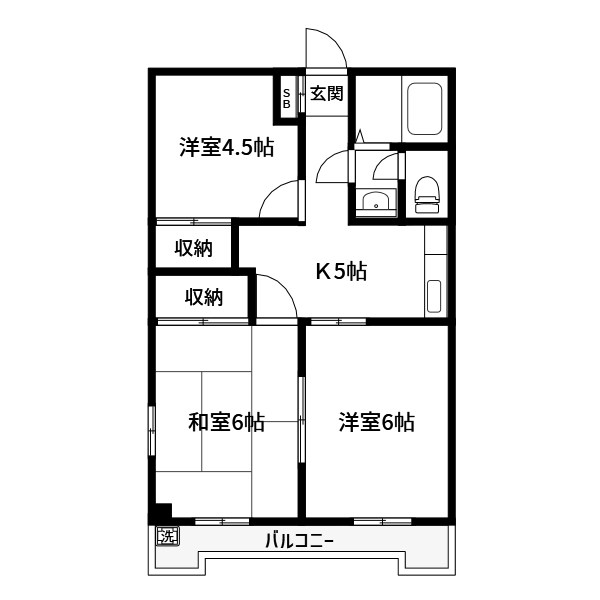 ゴールデンフラット 間取り