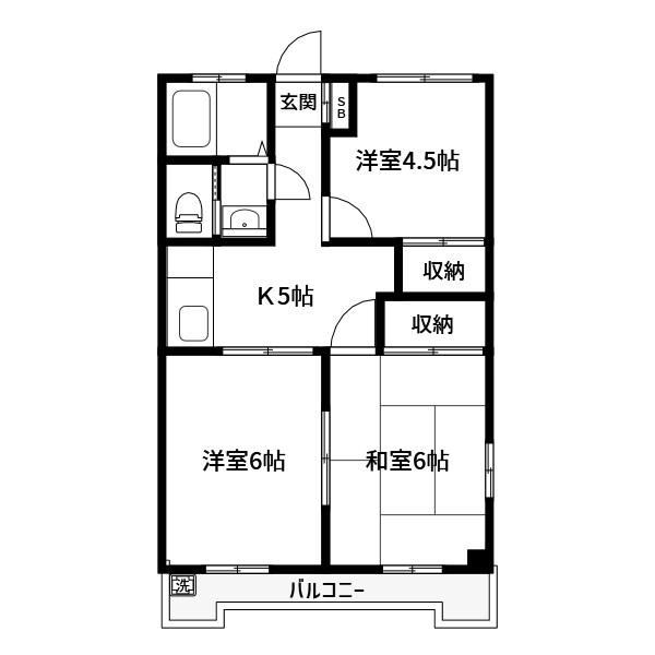 ゴールデンフラット 間取り