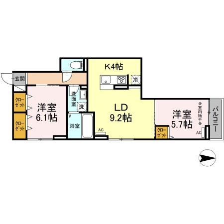 ラウレア六町 間取り
