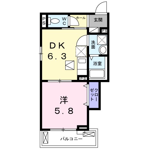 ベルレガーロ  間取り