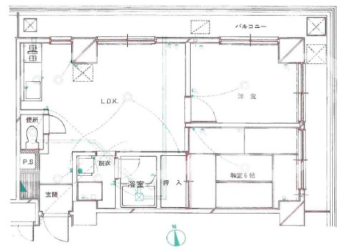 朝日雷門マンション 間取り