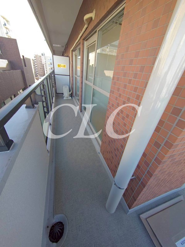 朝日雷門マンション ベランダ