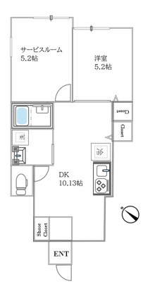 BESTRESIDENCE綾瀬 間取り