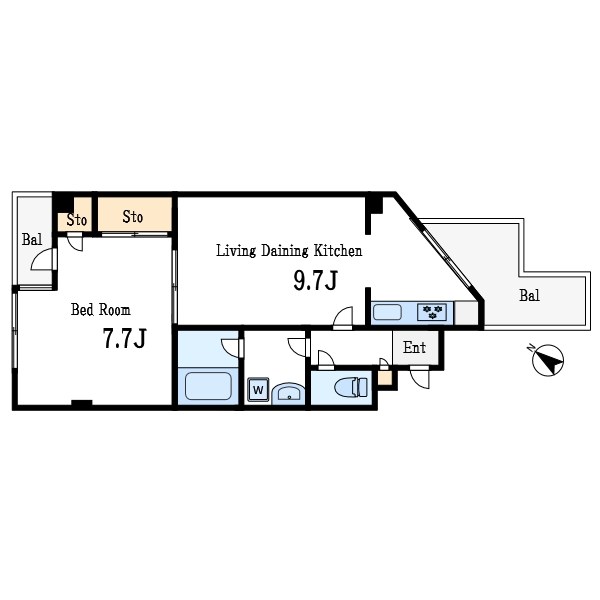 アーバンコア  間取り