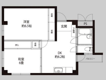 パスカル末広 301号室 間取り