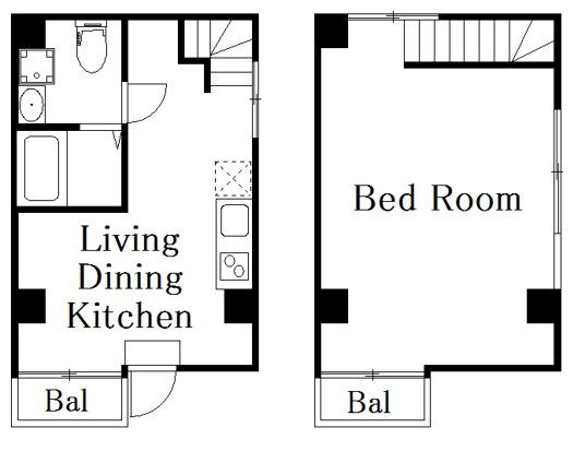 DECOR　RESIDENCE田原町 間取り図