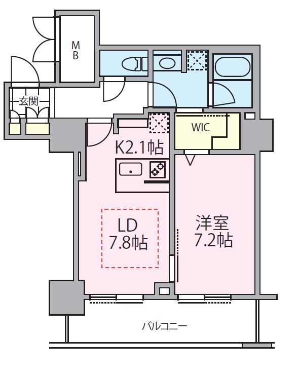 ロイヤルパークスタワー南千住 間取り図