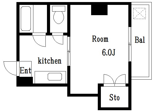 全観スカイハイツ 305号室 間取り